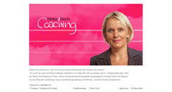 Desktop Screenshot of heikehoch.de